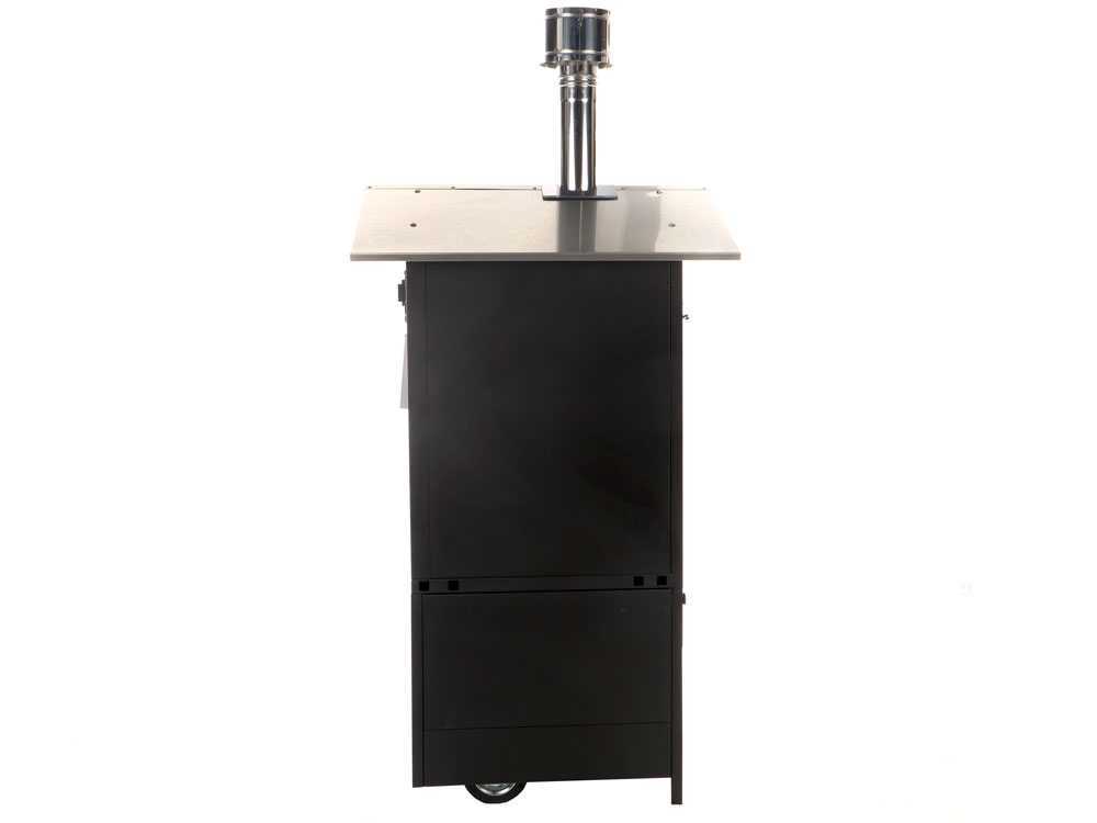 Rossofuoco Sedicinoni 80 - Holzbackofen für draußen - black – Bild 4