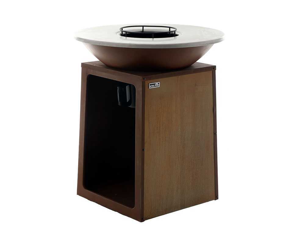 Royal Food COR-4000 - Holzgrill in Corten-Stahl – Bild 2