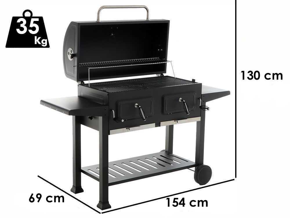 RoyalFood CB 3500 XL - Holzkohlegrill - Maxi-Format
