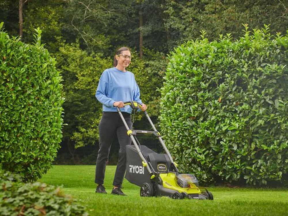 Ryobi RY18LMX40C-0 - Akku Rasenmäher - Schnittbreite 40 cm - SOLO - OHNE AKKU UND LADEGERÄT