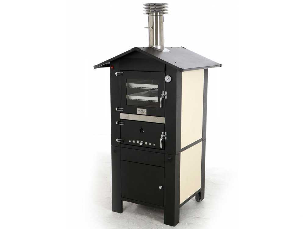 Seven Italy Era Premium - Holzbackofen für draußen - 57x45 cm – Bild 4