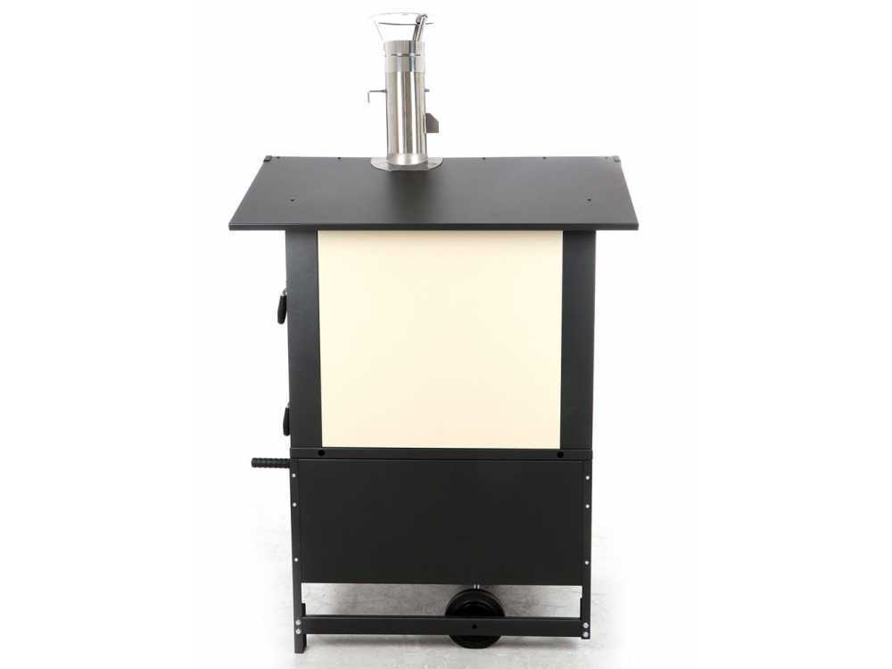 Seven Italy ZEUS - Holzbackofen für draußen - 80x45 – Bild 4