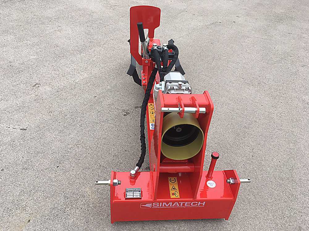 Simatech S350 - Liegender Holzspalter für Traktor - 35 T - Kolbenhub 800 mm – Bild 4