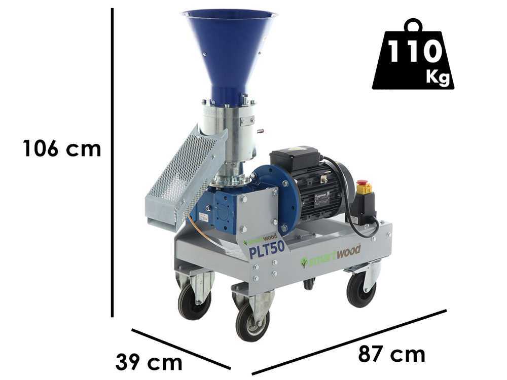 Smartwood PLT-50 - Elektrische Pelletpresse 230V