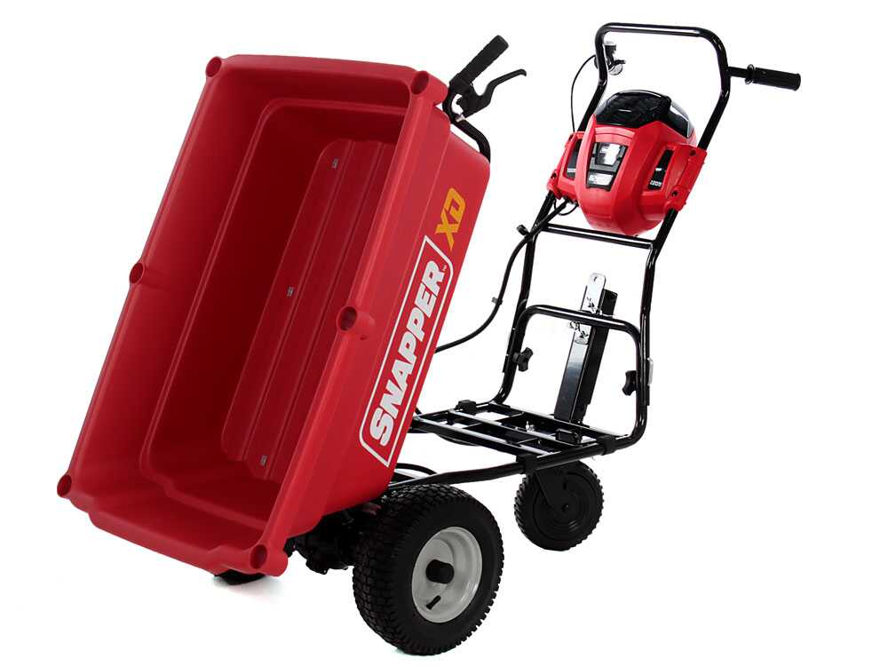 Snapper ESXDUC82 - Elektrische Motoschubkarre - batteriebetriebene Motorschubkarre - NUR MASCHINE – Bild 4