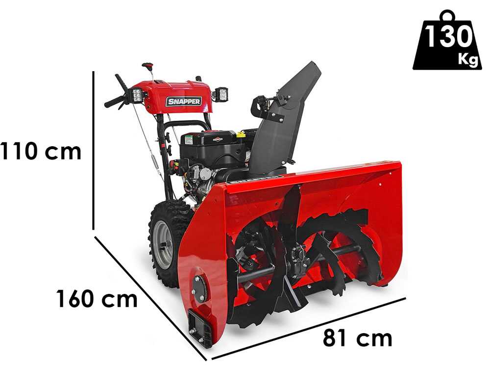 Snapper H1732ES - Benzin-Schneefräse - B&S Motor 1650 Snow