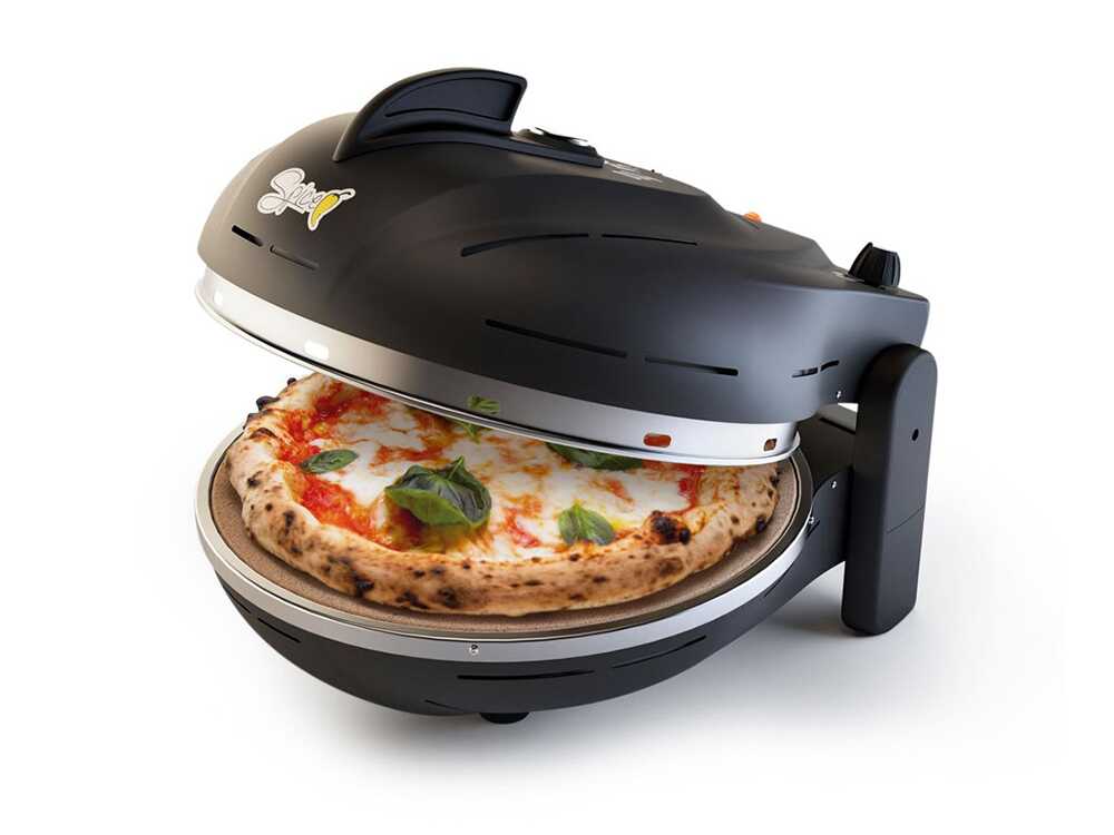 Spice Electronics Diavola Pro V 2.0 Nero - Pizzaofen - Pizzastein Biscotto di Casapulla – Bild 3