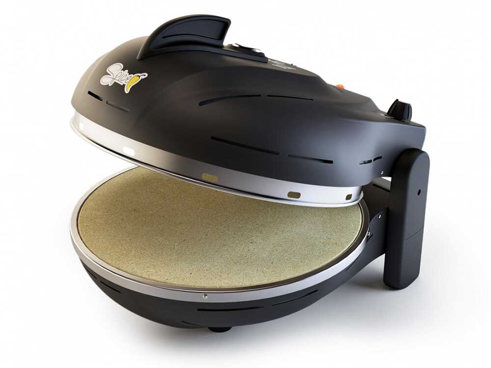 Spice Electronics Diavola Pro V 2.0 schwarz - Pizzaofen - Schamottestein – Bild 3