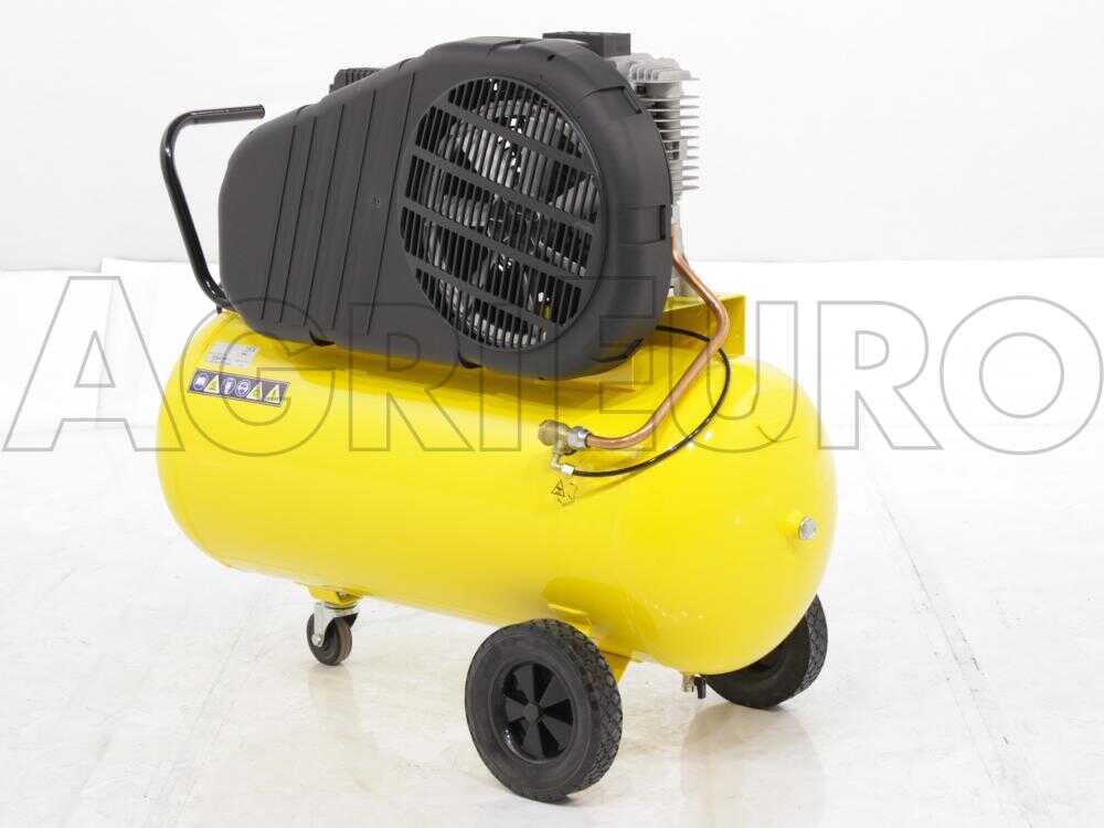 Stanley B 345/10/100 - Elektrischer Kompressor mit Riemenantrieb - Motor 3 PS - 100 Lt – Bild 4