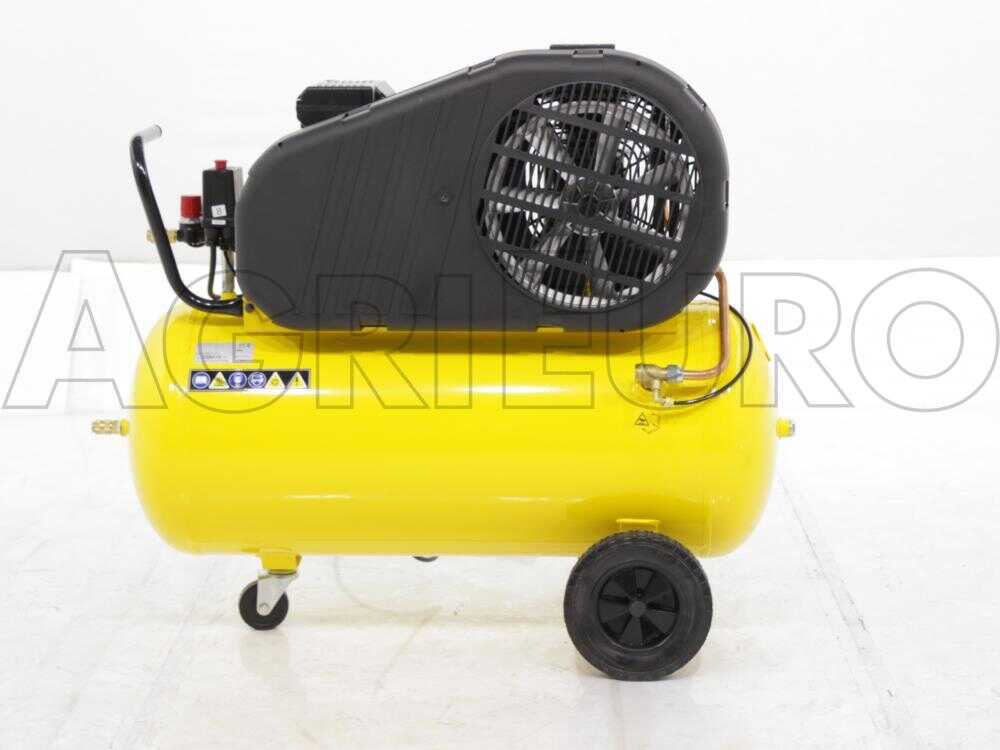 Stanley B 345/10/100 - Elektrischer Kompressor mit Riemenantrieb - Motor 3 PS - 100 Lt – Bild 3