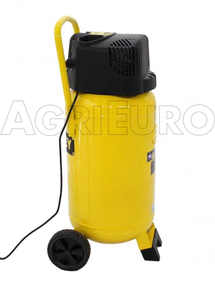 Stanley D230/10/50V - Elektrischer Kompressor mit Wagen - 2 PS Motor - 50 Liter – Bild 2