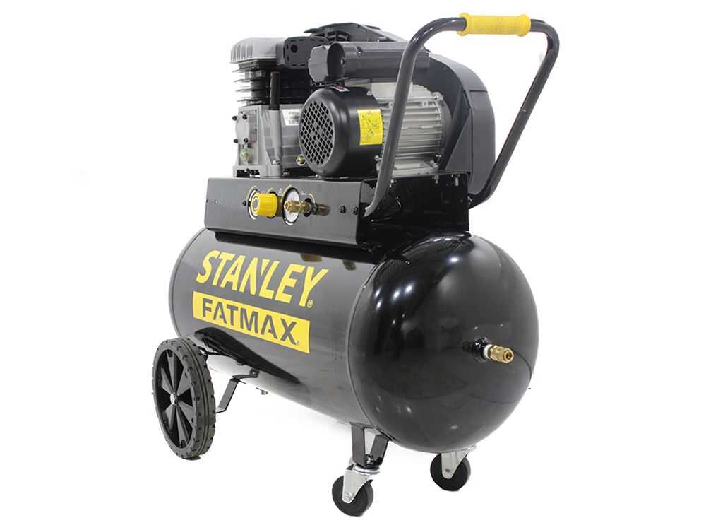 Stanley Fatmax B 255/10/100 - Elektrischer Kompressor mit Riemenantrieb - Motor 2 PS - 100 Lt – Bild 4
