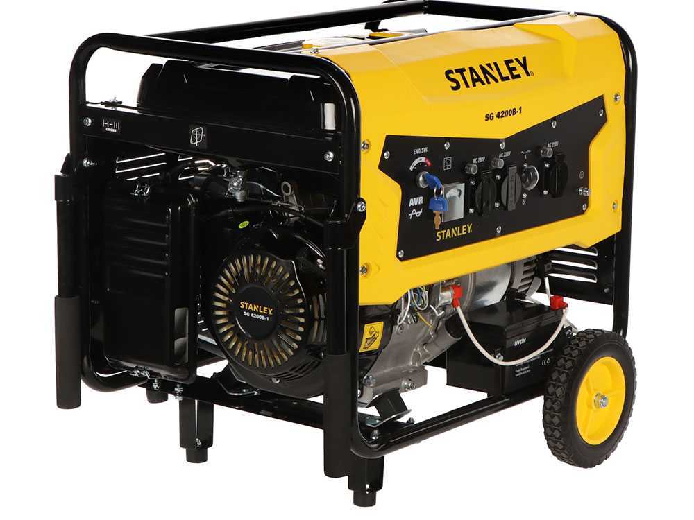 Stanley SG 4200B-1 - Benzin Stromerzeuger - AVR - 4,3 kW - Dauerbetrieb 4,0 kW - 230V – Bild 2