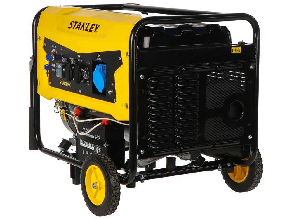 Stanley SG 7500B-1 - Benzin Stromerzeuger - AVR - 7.5 kW - Dauerbetrieb 7.0 kW -230V – Bild 3