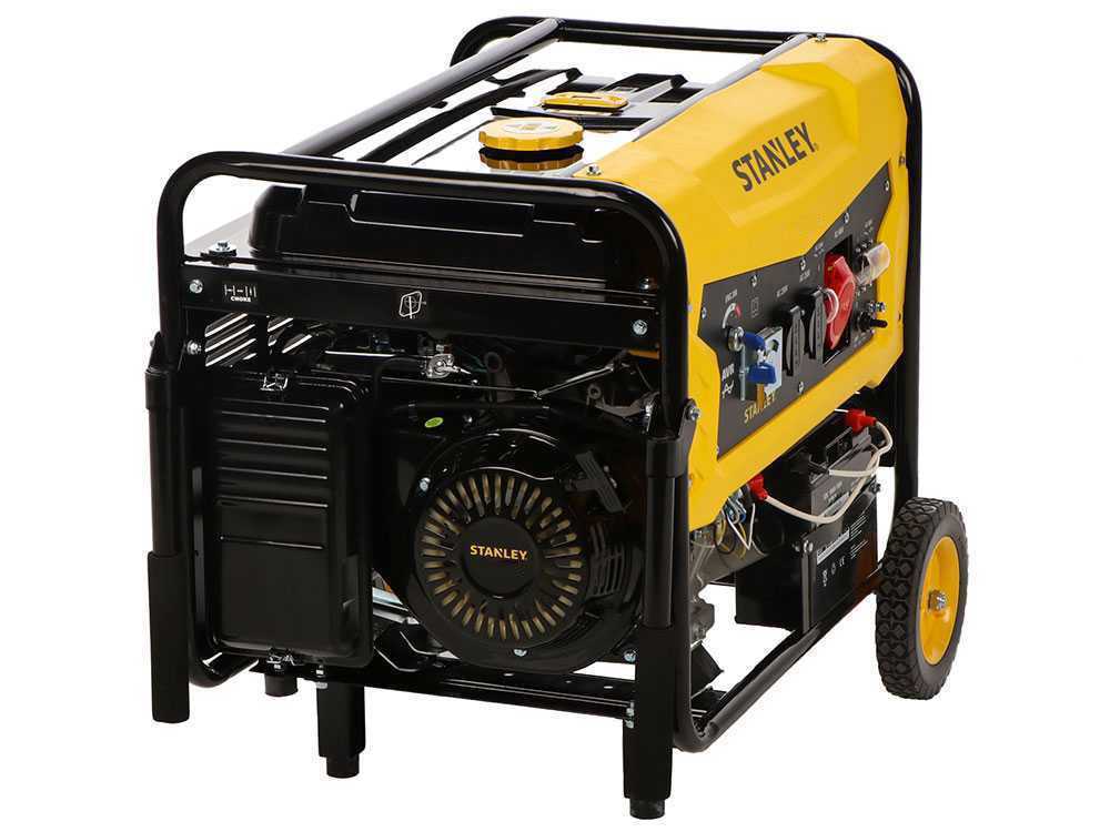 Stanley SG 7500B - Benzin Stromerzeuger - AVR - 7,5 kW - Dauerbetrieb 7 kW 400V – Bild 4