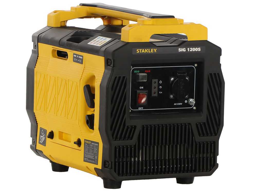 Stanley SIG 1200S - Inverter-Stromerzeuger 1,02 kW- Dauerleistung 1 kW - 230V – Bild 2