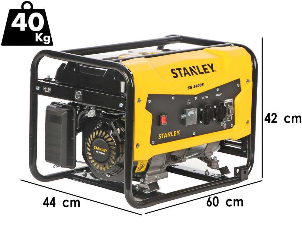 Stanley SIG 2400B - Benzin-Stromerzeuger - AVR 2.3kW - 230V