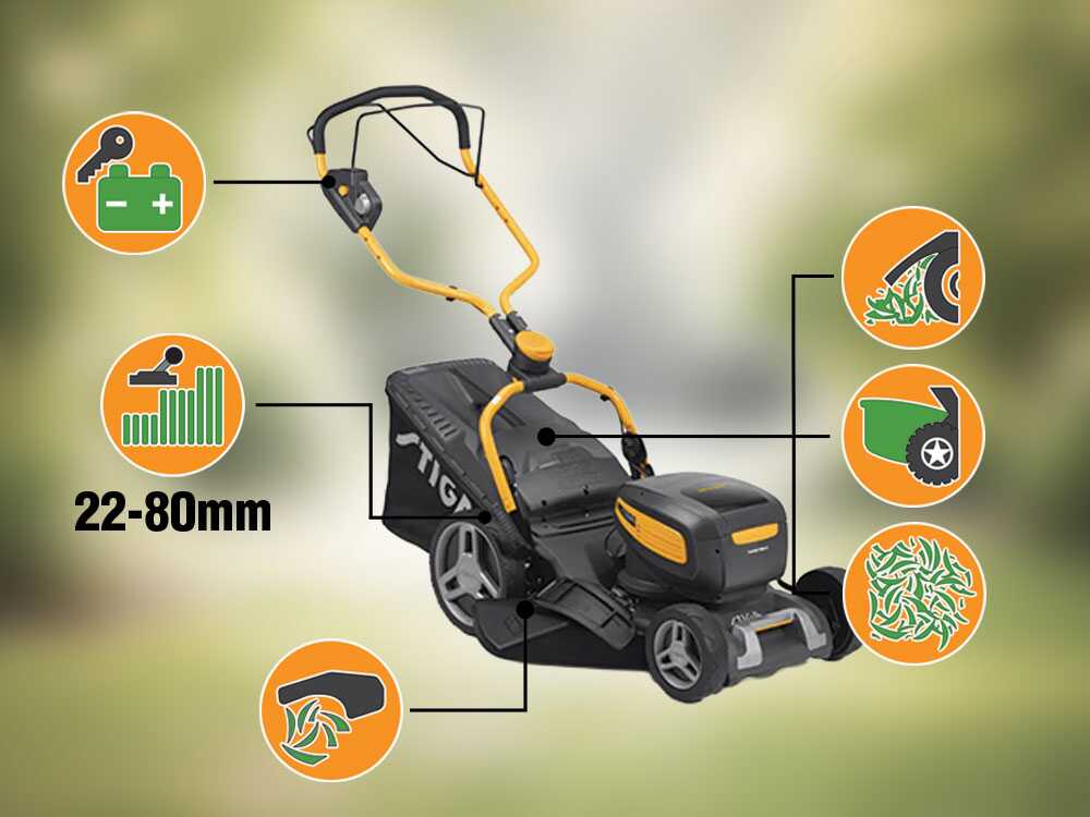 Stiga Combi 748e V - Akku-Rasenmäher - 2x 48V/5Ah - Schnittbreite 46 cm – Bild 3