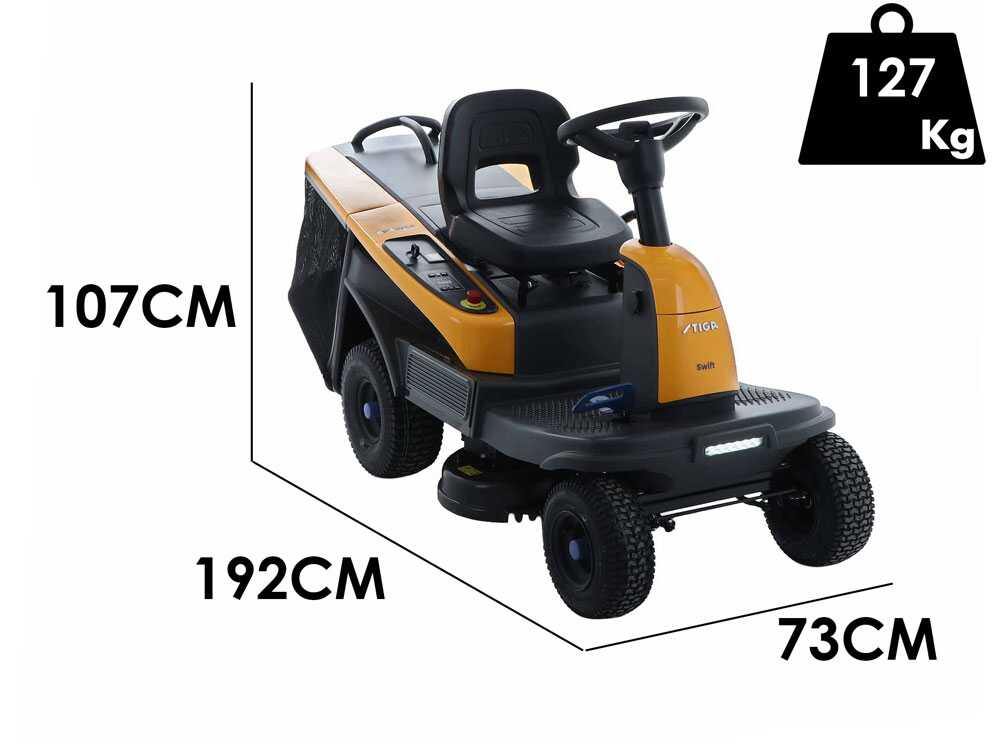Stiga SWIFT 372e - Akku-Rasentraktor 48V/20Ah - Schnittbreite 72 cm – Bild 4