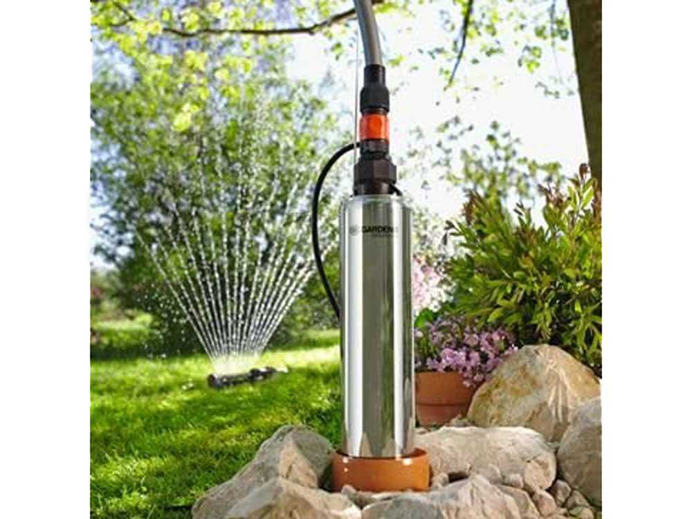 Tauchpumpe für Brunnen Gardena 5500/5 Inox- für klares Wasser - 850 W – Bild 3