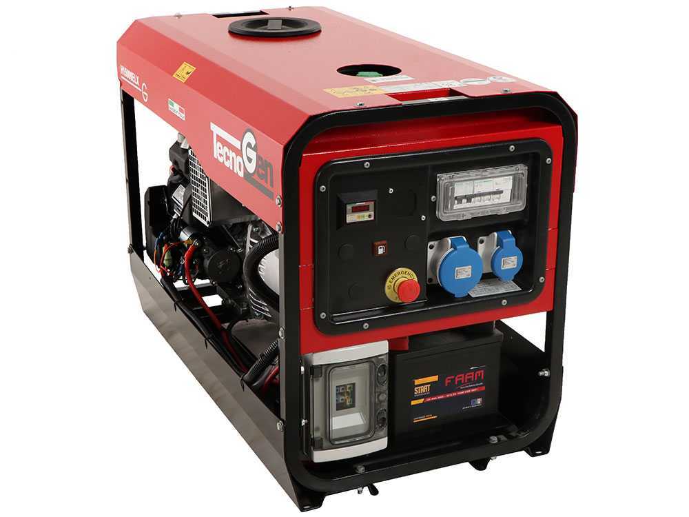 TecnoGen H15000ELX - Benzin-Stromerzeuger 10.4 kW - Dauerleistung 9.4 kW - 230V – Bild 4