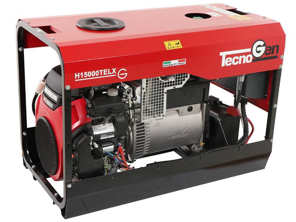 TecnoGen H15000TELX - Benzin-Stromerzeuger 10.4 kW - Dauerleistung 9.4 kW 400V – Bild 4