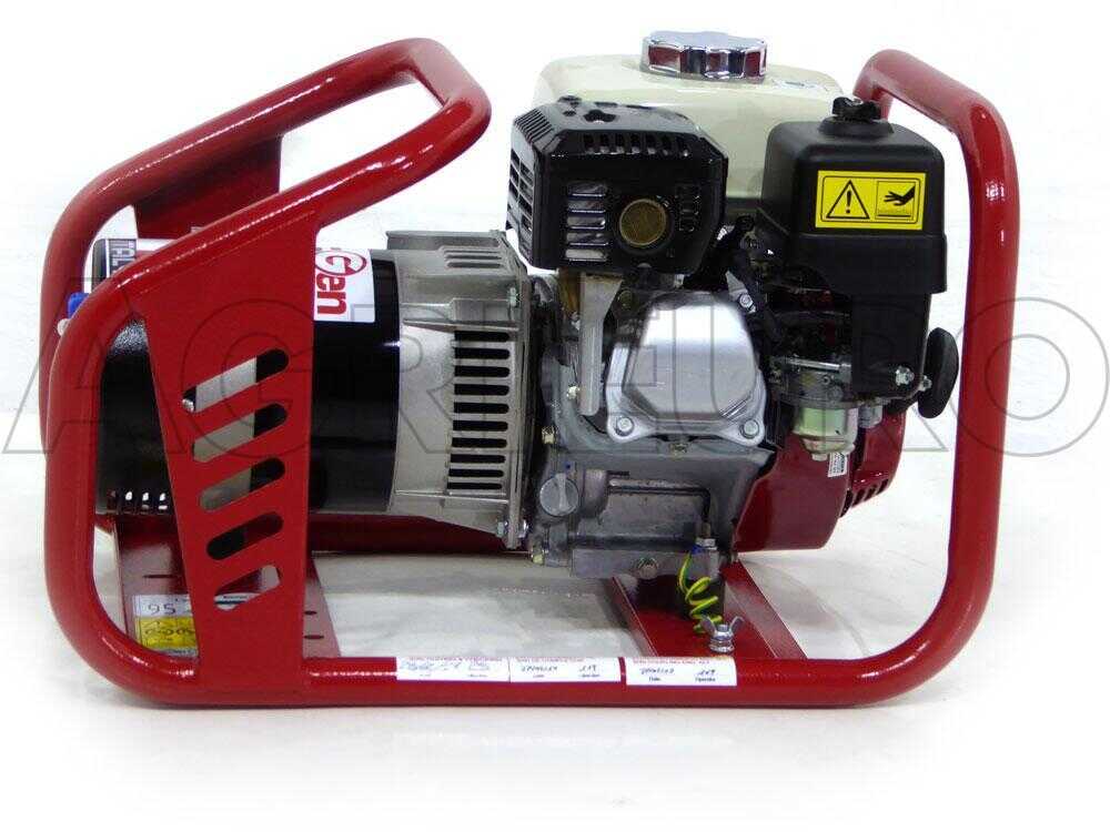 TecnoGen H3500 - Benzin-Stromerzeuger 2.8 kW - Dauerleistung 2.5 kW - 230V
