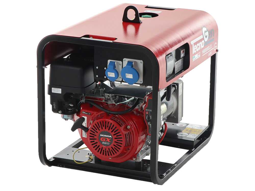 TecnoGen H8000ELX - Benzin-Stromerzeuger 5.8 kW - Elektro-Starter - Dauerleistung 5.2 kW - 230V – Bild 4
