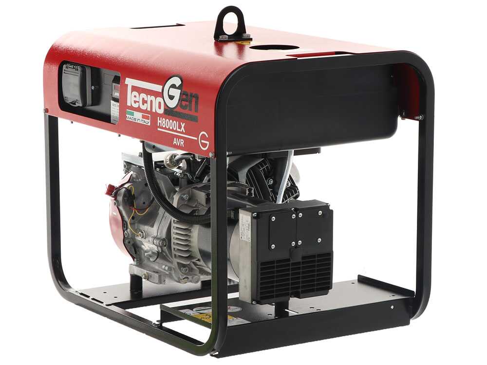 TecnoGen H8000LX - Benzin-Stromerzeuger 5.8 kW - Dauerleistung 5.2 kW - 230V – Bild 4