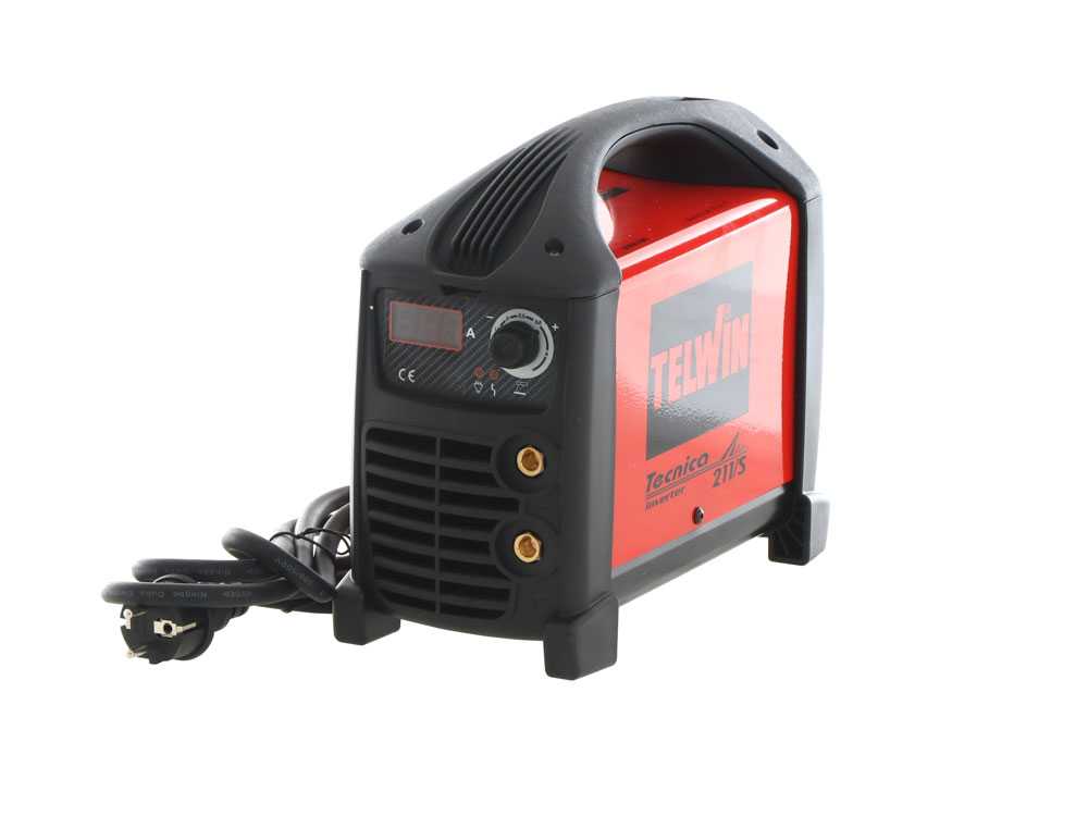 Telwin 211S ACX - Inverter Schweißgerät Elektrode und TIG mit Gleichstrom - 180 A