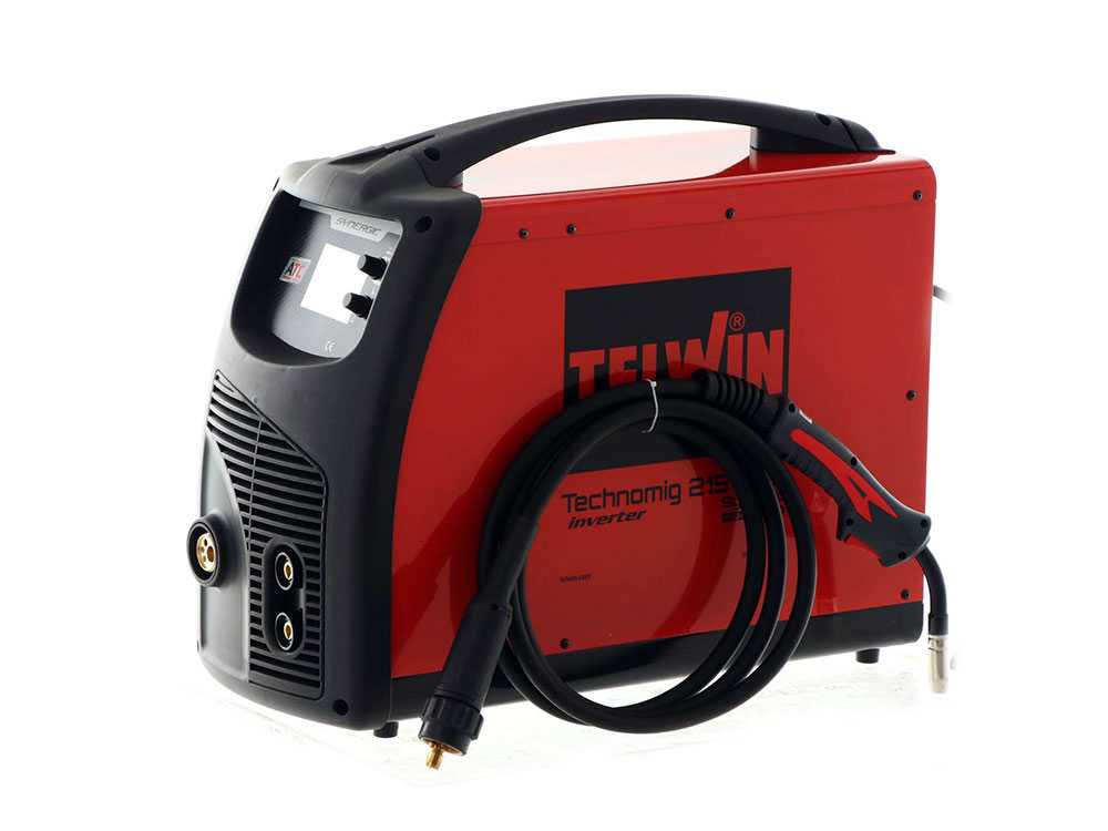 Telwin Technomig 215 Dual Synergic - Multiprozess-Inverterschweißgerät - GAS/NO GAS-MIG-MAG, MMA und WIG - – Bild 3