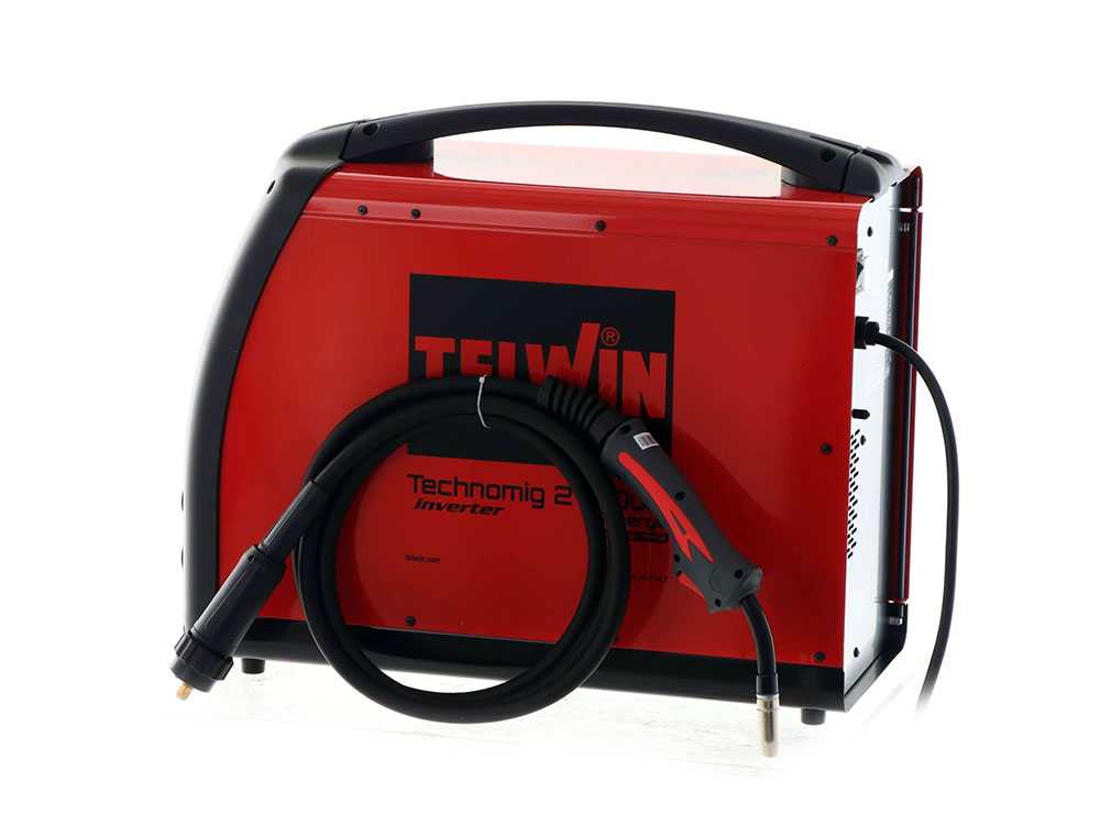 Telwin Technomig 215 Dual Synergic - Multiprozess-Inverterschweißgerät - GAS/NO GAS-MIG-MAG, MMA und WIG - – Bild 4
