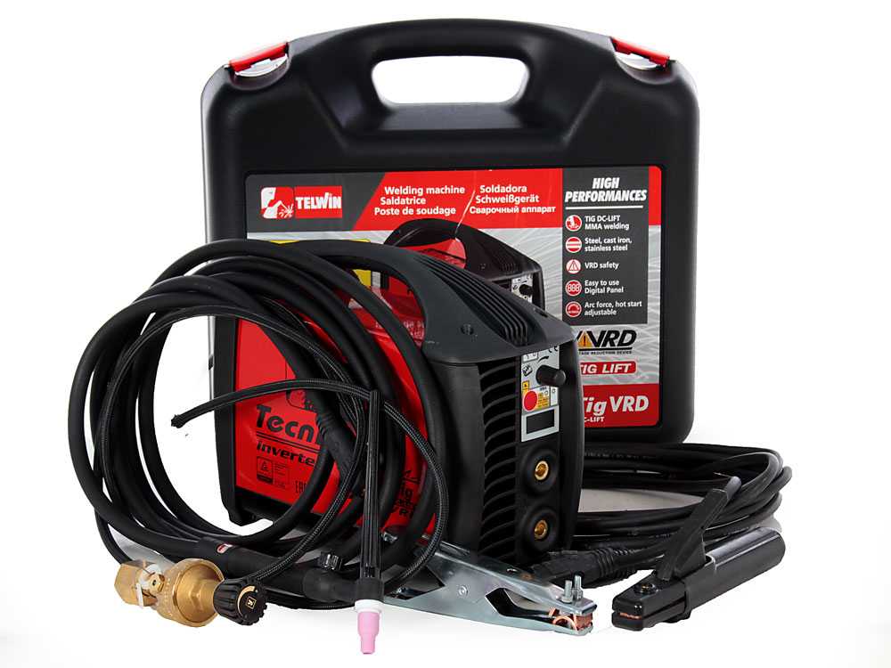 Telwin Tecnica TIG 190 DC - Inverter-Schweißgerät (WIG Lift und MMA) + Koffer, Gleichstrom (DC) – Bild 3
