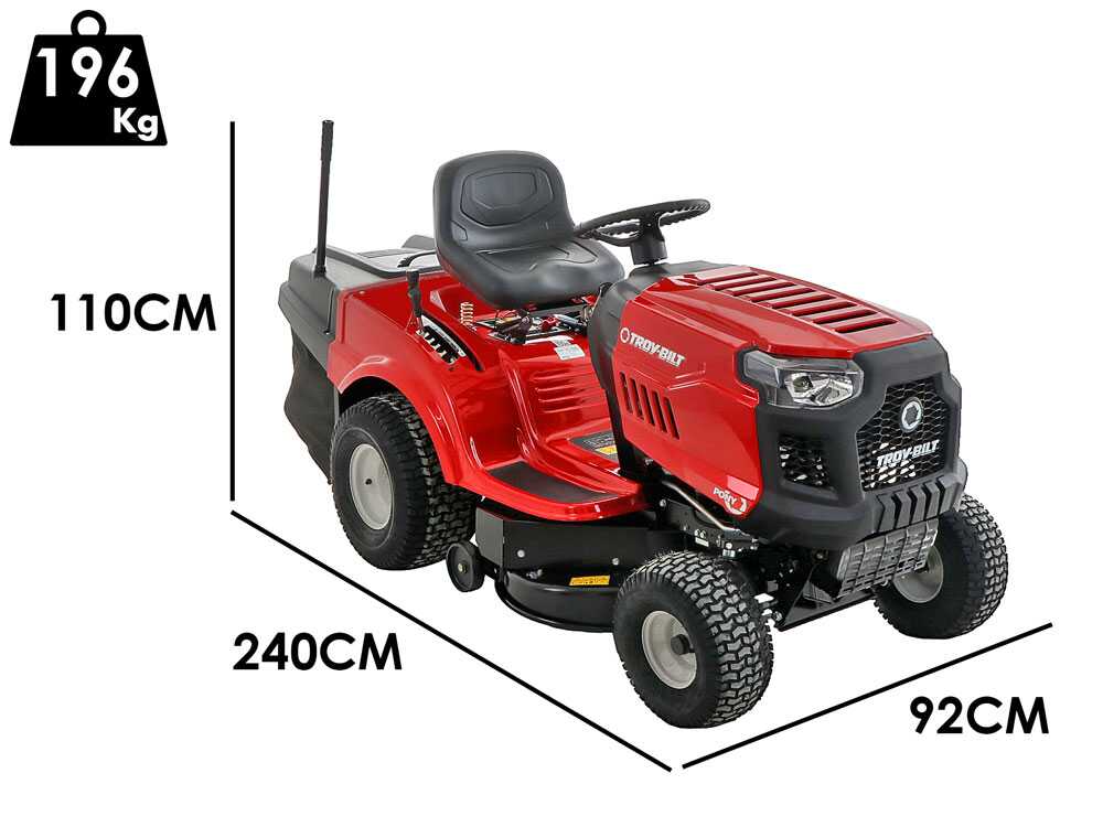 Troy-Bilt Pony 92T-R SELECT - Rasentraktor - Transmatgetriebe - Fangkorb