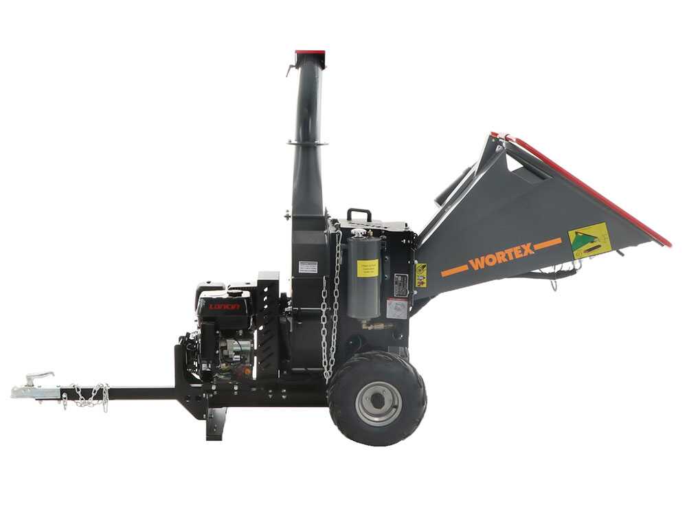 Wortex Grizzly - Häcksler mit Verbrennungsmotor - Loncin 420ccm mit Elektrostarter – Bild 2