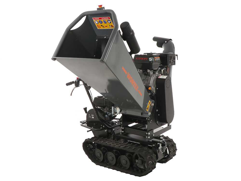 Wortex Tiger D420/120L - Häcksler mit Raupenfahrwerk - Loncin D420 Motor – Bild 3