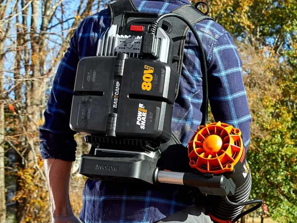 Worx Nitro WG572E - Rückentragbarer Akku-Laubbläser - 4x20V/4Ah – Bild 4
